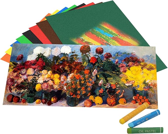 PATIKIL Olive Green Oil Pastels, 12Pcs Soft Oil Crayons Creamy Pastels Stick Art Supplies for Art Painting Drawing Blending Graffiti for Artists Beginners