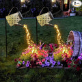 VOOKRY Solar Watering Can Lights, 2 Pack Large Hanging Solar Lights Outdoor Waterproof Garden Decor Outside for Patio Yard Porch Lawn, Gardening Gifts for Mom Women Grandma Birthday Christmas