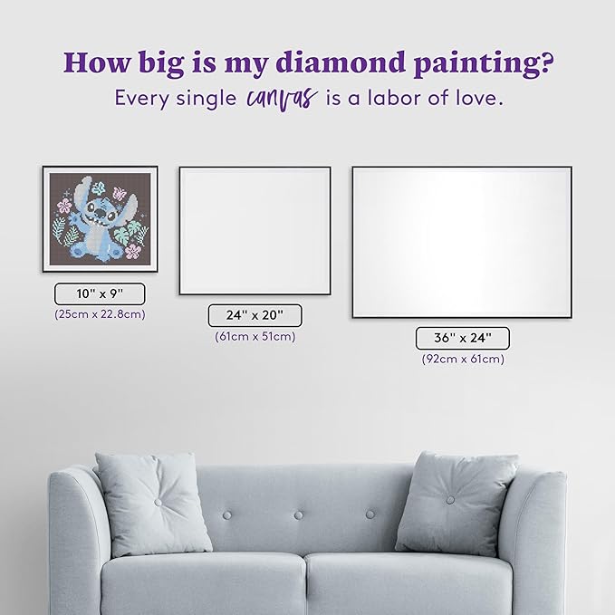 DIAMOND ART CLUB Wild for Spring Diamond Painting Kit, Fun DIY Crafts for Adults, Round Diamond Art Canvas, 10" x 9"