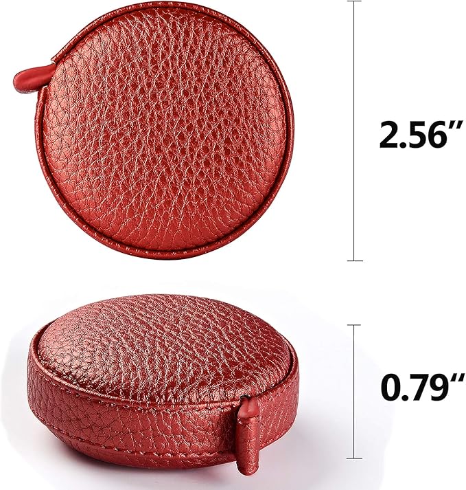 3m/120 Tape Measure Body Measuring Tape for Body Cloth Tape Measure for Sewing Fabric Tailors Medical Measurements Tape Dual Sided Leather Tape Measure Retractable (Red, 1 Pack)