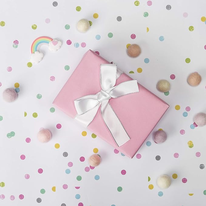 RUSPEPA Pink Kraft Paper Roll - 12 inches x 100 feet - Natural Recyclable Paper Perfect for Easter Crafts, Art, Small Wrapping, Packing, Postal, Shipping, Dunnage & Parcel