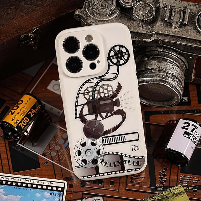Vintage Camera Film Stickers for Scrapbooking,36 Sheets Transparent PET Photo Frame Stickers with 300+ Retro Designs for Journal and Photo Album Decoration