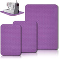 3 Pcs Sewing Machine Muffling Mat Pedal Mat Sewing Machine Pad No Slip Rubber Stay in Place Mats for Calms Vibration(Pink Purple,15 x 20 Inch,14 x 9 Inch,14 x 11 Inch)