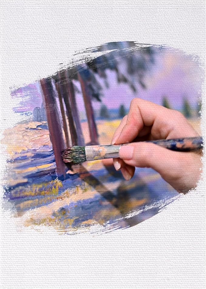 100 Pack Bulk Painting Canvas Panels, Classroom Value Pack Art Canvas, Small Canvases for Classroom Students, Painting Hobby Painters Using (5 x 7 Inch)