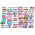 60 Rolls Cute Washi Tape Set,15 mm Wide Colorful Decorative Tape,Cute Creative Washi Tapes,Scrapbook Supplies Kit,for and DIY Crafts,Gift Wrapping,Holiday Party Decorations(Each Rolls 2.18 Yards)