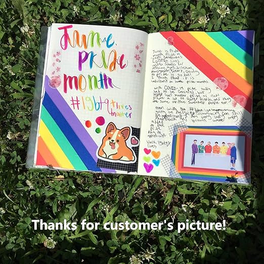 YUKUNTANG 28 Rolls Washi Masking Tape Set, 15mm 153 Yards Colorful Rainbow Pastel Decorative Colored Writable Washi Craft Tape Set for DIY Crafts Scrapbook Designs