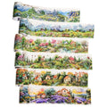 6 Rolls Scenic Landscape PET Tape, Seamless Countryside and Mountain Views Decorative Scrapbook Supplies for Journaling Planners and Creative Crafting