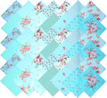Layer Cake Fabric for Quilting 10 inch, Layer Cake Fabric Clearance, Pre-cuts Quilt Squares 10x10, Floral Layer Cakes for Quilting, Sewing, and DIY Patchwork Crafts