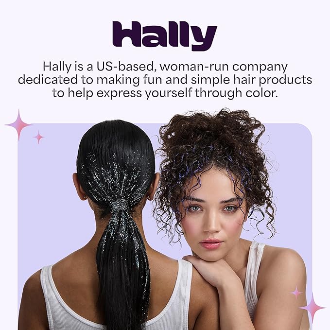 Hair Gem Pen for Girls – 240 Stick-On Hair Gems & Stamper Tool – Hair Jewels Kit for Kids, Festivals, School, Christmas, Parties, Weddings – Easy to Apply & Remove – Hair Accessories by Hally Hair