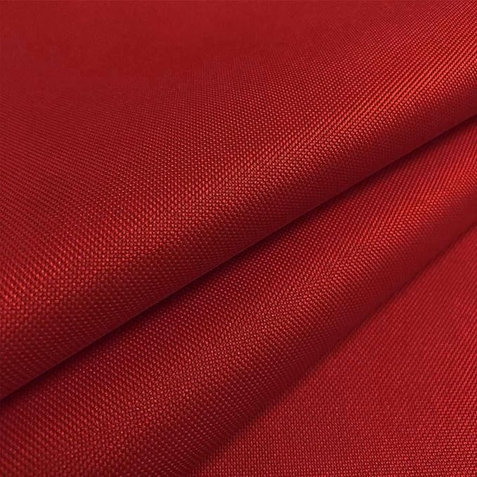 Waterproof Canvas Fabric by The Yard 600D Upholstery Cordura Fabric 58" Wide for Chairs Indoor Outdoor Water Resistant Canvas Polyester Material Sewing DIY Cloth, 3 Yards Red