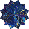 12 Sheets Universe Space Galaxy Scrapbook Paper,Vintage Starry Sky Scrapbooking Paper Pad,Journaling Scrapbooking Supplies,Cardstock Decorative Craft Paper