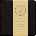 Vienrose Watercolor Sketchbook, 5.5"x5.5" Watercolor Journal with 24 Sheets 140 LB (300 GSM) Cotton Watercolor Paper, Black Linen Cover Watercolcr Sketch Book As Travel Notebook Mixed Media Pad
