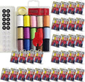 Mini Sewing Kit, Portable Sewing Kit, Portable Travel Sewing Box Kit for Adults Supplies Repair Project (30)