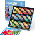 Paul Rubens Oil Pastels Set - 48 Vibrant Colors, Ultra-Soft and Creamy Texture, Easy to Blend for Artists and Beginners - Bullet Head Design for Drawing, Painting, Sketching - New Packaging