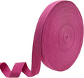 40 Yards Herringbone Twill Tape for Sewing,Pet Collar,Gift Wrapping Home Deco -3/4 inch Rose Cotton Webbing Straps-Natural Bias Binding Tape for Handles, Crafting & DIY Projects