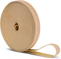 Mandala Crafts 0.5 Inch Elastic Silicone Gripper Tape for Clothing - 10 Yds Dotted Non Slip Elastic Band for Sewing - Tan Silicone Flat Fabric Stretchy Ribbon Straps