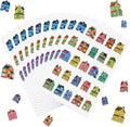 300 Pcs Rainbow San Francisco Houses Stickers Bulk City Souvenir Aesthetic Waterproof Vinyl Decals Gift for San Francisco Party Favor Water Bottles Scrapbooking Laptop Luggage Phone