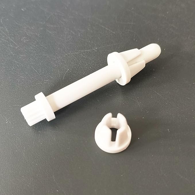 HONEYSEW Auxiliary Spool Pin R60033210 2PCS Small Spool Cap TA10943209S for Singer,Bernina,Europro,Juki,Pfaff,White Sewing Machine (ONE Spool PIN+2PCS Spool Cap)