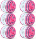 Aeelike Cake Yarn for Crocheting, 6 Skeins Gradient Yarn 100g (3.52 oz) 245m (267 Yards) # 3 Light Weight, Soft Ombré Yarns Fairyland Yarns Rainbow for Making Colorful Crafts, Lotus Purple Gradient