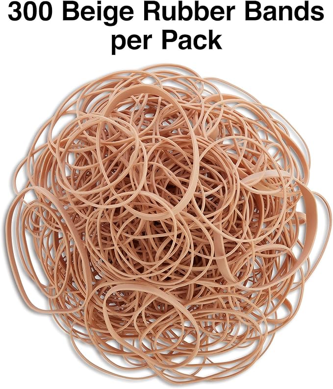 Staples Economy Rubber Bands Size #54 Assorted 1/4 Lb.