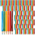 Cholemy Mini Colored Pencils 3.5 Inch Portable Short Color Pencil Bulk Coloring Pencils Pre Sharpened Drawing Colored Pencil for Painting Gift 6 Color