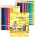 36-piece Yellow Landscape Colored Pencil Set, Pre-sharpened Wooden Colored Pencils for Adults Artists Beginners Coloring Books Drawing & Sketching