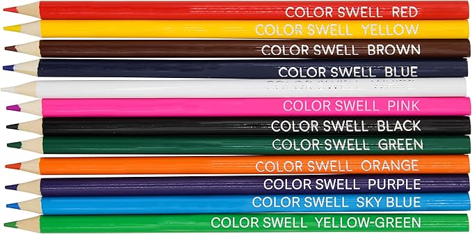 Color Swell Bulk Colored Pencils – 120 Sets, 1440 Pre-Sharpened Assorted Vibrant Colors – Ideal for Kids, Teachers, and Classroom Supplies