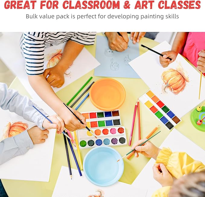 Simetufy Canvas Boards for Painting 8”x10“, 106 Pack Bulk Paint Canvas Panels - Cotton Canvas for Oil, Acrylic & Watercolor