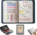 Froklic Embroidery Stitch Book, Portable Sewing & Hand Embroidery Kit, Cross Stitch Kits, DIY Needlepoint Starter Set with Complete Toolkit & Instructional Tutorial for Adults & Beginners(1 Set)