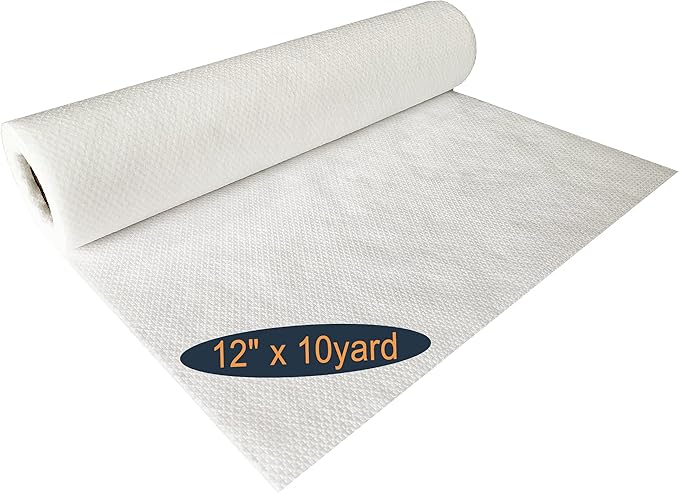 HimaPro No Show Invisible Mesh Machine Embroidery Stabilizer Roll - Light to Medium Weight 1.8 Ounce(12 inch x 10 Yard) - Made of Embossed Nylon