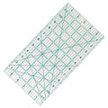 MANUFORE Quilting Ruler 6 * 12in Sewing Acrylic Anti-Slip Metric Ruler DIY Quilting Tools with Clear Printed Lines for Precise Cutting