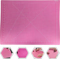 ARTIST'S BEST 18" x 24" Pink Self Healing Cutting Mat | Rotary Cutting Sewing Mat for Craft, Fabric, Scrapbooking, Sewing