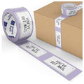 You’ve Got Mail Packing and Shipping Tape, White Purple Black Decorative, Cute Fun Printed Packaging Tape, 1.88" x 110 Yards (330 feet)