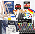 Acrylic Paint Set,57 PCS Professional Painting Supplies with Paint Brushes, Acrylic Paint, Easel, Canvases, Painting Pads，Palette, Paint Knife, Brush Cup and Art Sponge for Hobbyists and Beginners
