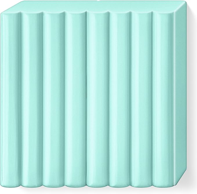 Staedtler FIMO Effects Polymer Clay - -Oven Bake Clay for Jewelry, Sculpting, Mint Green Pastel 8020-505