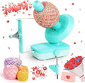Electric Yarn Ball Winder-Large Yarn Cake Winder for Crocheting, Automatic Yarn Spinner for Arthritic Hand- Strong Tension Stepless Speed Yarns Roller(Green)