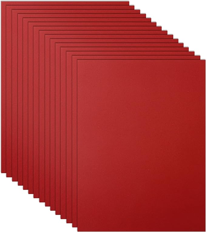 40 Sheets Christmas Red Cardstock 8.5 x 11 Scrapbooking Paper, 200gsm/75lb Premium Red Paper Card Stock for DIY Cards Making, WeddingInvitations, School Crafting, Construction, Art Drawing