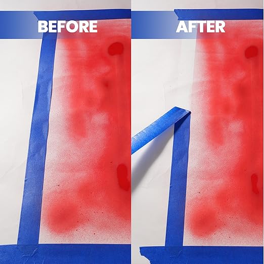 ADHES Upgrade Blue Painters Tape, Masking Tape for Painting 6 Rolls x 1.88 Inch x 60 Yards, Blue Paint Tape No Residue Outdoor Anti UV Multi Surface Use, Total 360 Yards