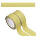 PATIKIL 2 Roll Glitter Paper Washi Tape, 15mm Glitter Film Self-Adhesive Decorative Tape for Crafts DIY Gift Packaging Art Scrapbook Decor, Gold