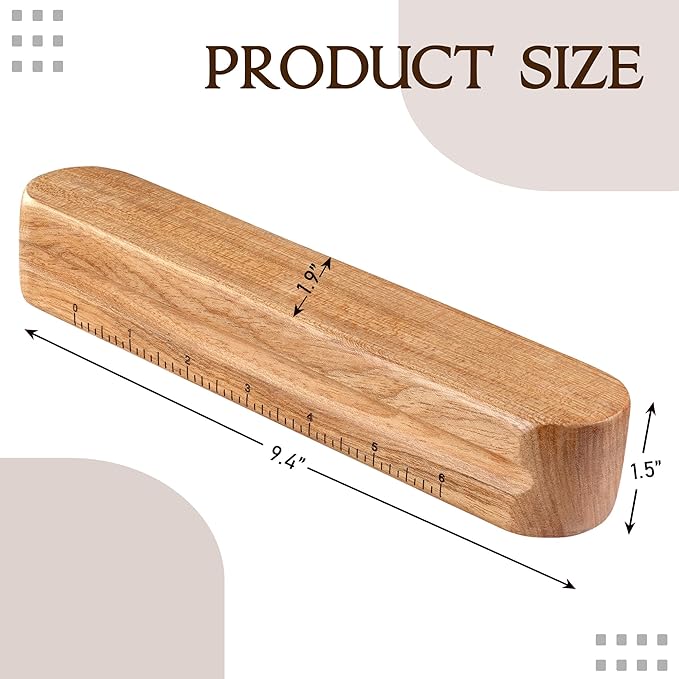 Savina Tailors Clapper for Quilting, Hard Wood Professional Multipurpose Durable for Seam Ironing, Flattening Tool. Great for Setting Fabric Folds, Accenting, Clothing Wrinkle Sewing.