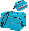 IBFUN Crochet Yarn Knitting Bag 2 Pcs Yarn Storage Organizer Crocheting Bags for Beginners with Shoulder Strap for Knit Accessories Needles Hooks