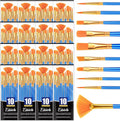 ESRICH Paint Brushes,16Packs -160Pcs Paint Brush for Acrylic Painting,Acrylic Paint Brush Set for Oil Watercolor,Body Face Rock Canvas, Small Paint Brushes for Kids Adult Drawing