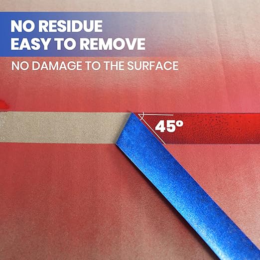 ADHES Upgrade Blue Painters Tape, Masking Tape for Painting 36 Rolls x 2 Inch x 60 Yards, Blue Paint Tape No Residue Outdoor Anti UV Multi Surface Use, Total 2160 Yards