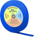 Mandala Crafts Wide 3/8 Inch Blue Elastic Bands Spool for Pants Waistbands Sewing and DIY Crafts, 71 YD Stretchy Flat Fabric Strap Knit Elastic Band for Wig