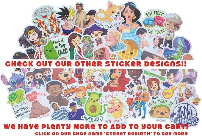 Homie The Clown Sticker - 4 Inch WaterProof - Vinyl Stickers, Laptop Decal, Water Bottle Sticker, Car Decal, Skateboard Stickers, Funny Stickers, Small Gift, Black Art, African American Tv Show