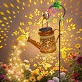 VOOKRY Solar Lights Outdoor Waterproof, Hummingbird Retro Metal Solar Watering Can Lights, Birthday Gifts for Women Mom Grandma Christmas Hanging Garden Decor Yard Light for Outside Patio Lawn Porch