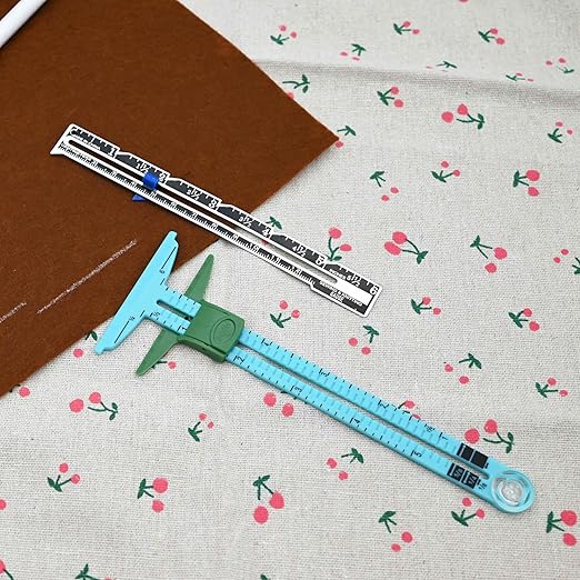 Sewing Gauge Sewing Measuring Tool, 5-in-1 Sliding Gauge Measuring Sewing Ruler