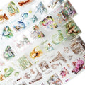 Victorian PET Tape Set, 6 Rolls Pre-Cut Ephemera for Junk Journaling, Scrapbooking, Crafting, DIY Projects, Diaries, and Art Supplies