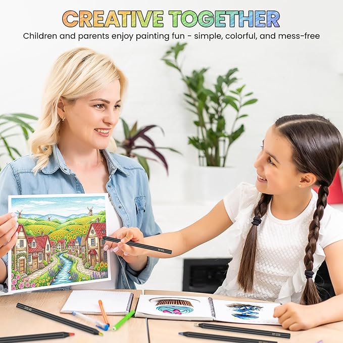 Easter Basket Essentials, 24 Rainbow Colored Pencils, Easter Basket Stuffers, Gifts for Teens Girl Stuff, Art Supplies for Kids 9-12, Gifts for 5-12 Year Old Girl, Arts and Crafts for Kids