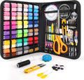 Goeveo Sewing Kit for Adults, Newly Upgraded Needle and Thread Kit Gifts for Mom Grandma Friend, Sewing Accessories with Case Portable for Home, Work, Travel, Emergency (188pcs Sewing Supplies)